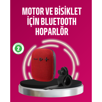 Taşınabilir Bluetooth Hoparlör Suya Dayanıklı Kumaş Kaplama -