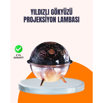 Kozmik Işık Efektli Projeksiyonlu Nemlendirici Gece Işığı -