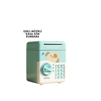SAM51 MÜZİKLİ IŞIKLI KUMBARA SU YEŞİLİ -