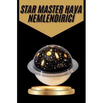 Hava Nemlendirici Renk Değiştiren Oda Kokusu Yıldızlı Projektör -