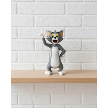 22 cm Tom Figürü Çizgi Karakter Biblo Koleksiyonluk Dekoratif Obje -