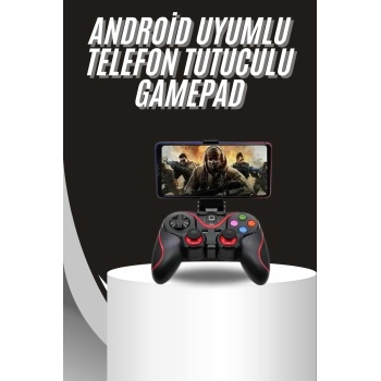 Kablosuz Oyun Kolu Bluetooth Joystick Gamepad Android Uyumlu -