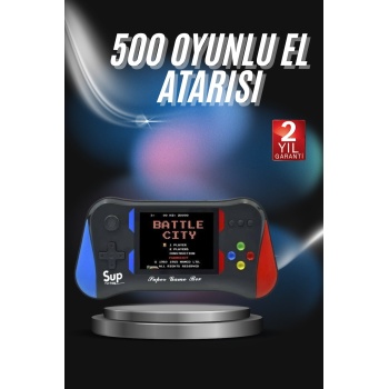 3.5 İnç 500ü 1 Arada Klasik Oyun Konsolu Nostalji Oyunlu Atari -