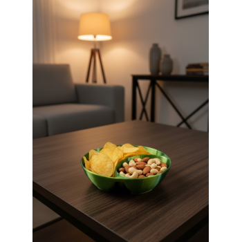 Yeşil Çerezlik Kase Seti 4 Adet 3x12 cm -