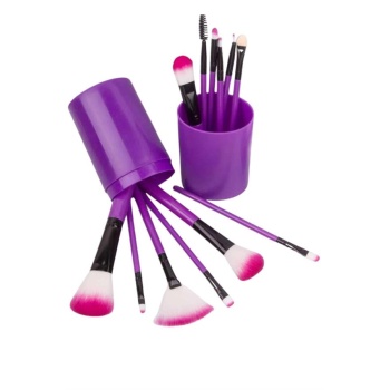 Makyaj Fırçası 12 Parça Set Yumuşak Uçlu Göz Makyajına Uygun Hafif ve Taşınabilir Çanta -