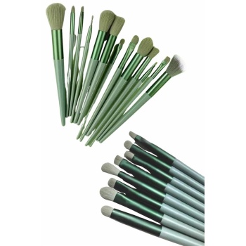 Profesyonel Makyaj Fırça Seti 13 Parça Yumuşak Kıllı Fırça Seti Far Fırçası -