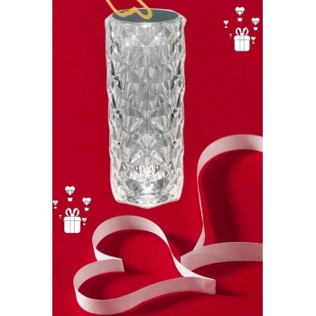 Sevgililer Günü İçin Hediye Kristal Lamba Sevgiliye Hediye USB Şarjlı Gece Lambası -