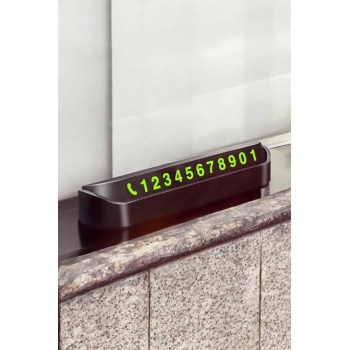 Numaralık Araç İçi Araba Araç Park Numaratör Telefon Numarası Yazma -