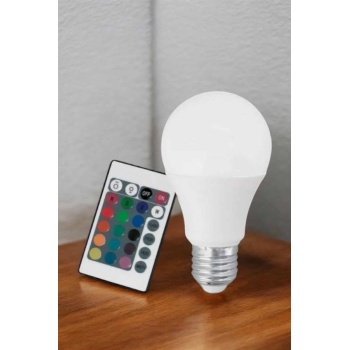 RGB Led Lamba Led Işık Ampul Renk Değiştirebilen 100 Watt -