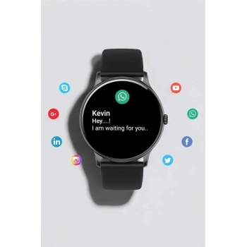 Akıllı Saat Çok Fonksiyonlu Sesli Görüşme NFC Uyumlu Amoled Ekran -