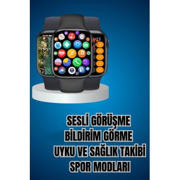 Kaliteli Akıllı Saat ve Kaliteli Bluetooth Kulaklık ANC Özelliği Uzun Pil Ömrü -