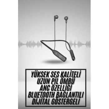 60 Saat Uyumlu Bluetooth Kulaklık Kablolu ANC Özellikli Kulaklık -