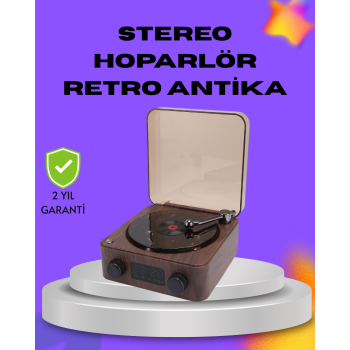 Dekoratif Gece Işıklı Bluetooth Hoparlör – Saatli Tasarım -