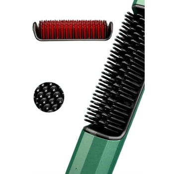 Üflemeli Saç Düzleştirici Fön Tarak Yüksek Isı Ayarlı İyon Özellikli -