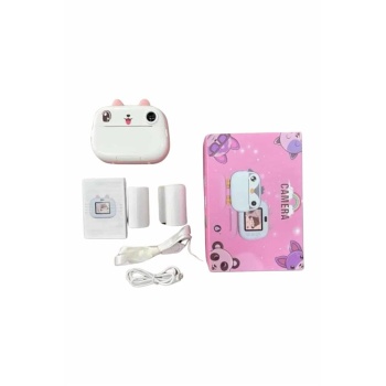 Dijital HD Video Kamera Çocuk Fotoğraf Makinesi Anlık Termal Rulo -