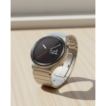 Uzun Pil Ömürlü AMOLED Akıllı Saat Torch Işıklı -