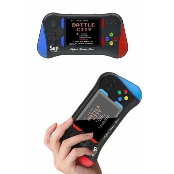 3.5 İnç 500 Klasik Retro Oyun Yüklü Kollu Oyun Konsolu -