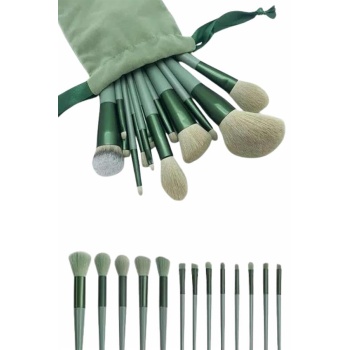 13 Parça Makyaj Fırça Seti Far Kontür Aydnlatıcı Fırçası İz Bırakmaz Hafif ve Yumuşak -