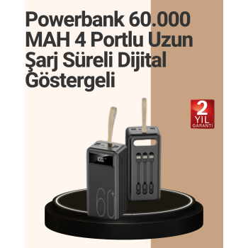 Güvenlik Korumalı Hızlı Şarj Özellikli Powerbank -