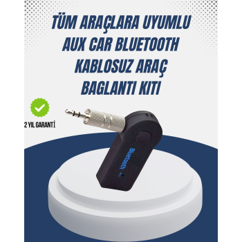 Bluetooth Destekli AUX Müzik ve Konuşma Cihazı -