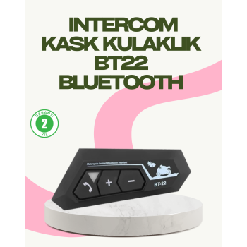 Bluetooth 5.0 EDR Kask Kulaklık Yüksek Ses Kalitesi ve Gürültü Önleme -