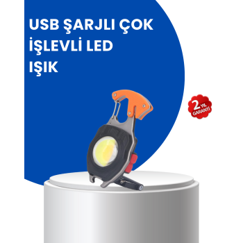 Çok Modlu LED Işıklı Pratik Anahtarlık -