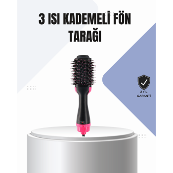 Oval Tasarımlı Profesyonel Fönlü Saç Şekillendirici -