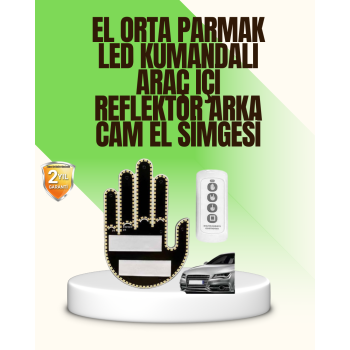 Uzaktan Kumandalı LED El Park Uyarı Cihazı Suya Dayanıklı Enerji Tasarruflu -