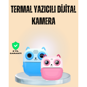 Çocuklar İçin Eğlenceli Dijital Kamera 1300mAh Şarjlı -