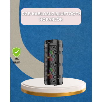 USB, SD Kart ve AUX Girişli Taşınabilir Hoparlör -