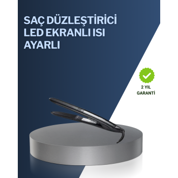 2025 Yeni Seri Dijital Ekranlı Isı Ayarlı Saç Düzleştirici Titanyum Kaplama A Kalite -