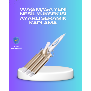 Hızlı Isınan Şarjlı Saç Kıvırıcı Maşa -