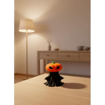 Balkabağı Figür 9cm Cadılar Bayramı Dekoratif Biblo -