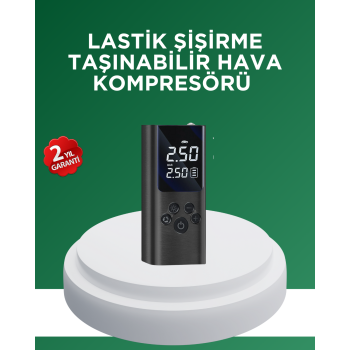 Dijital Lastik Pompası Çok Amaçlı Taşınabilir Kompresör -