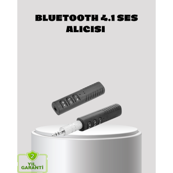 Kablosuz Bluetooth Ses Adaptörü 4.1 Teknolojili ve 10m Menzilli -