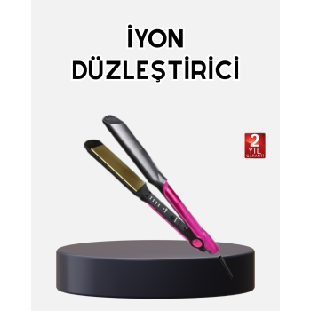 İyonik Saç Düzleştirici – 220°C Isıya Kadar Çıkan, LED Göstergeli ve Eşit Isı Dağılımlı Plaka -