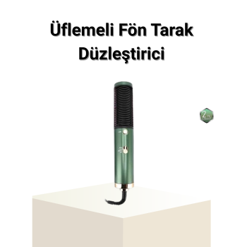 Seramik Plakalı Saç Düzleştirici – 200°C Ayarlanabilir Isı, İyon Teknolojisi -