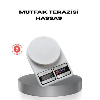 Hassas Dijital Mutfak Tartısı – 1g Doğruluk, LCD Ekran, Otomatik Kapanma -