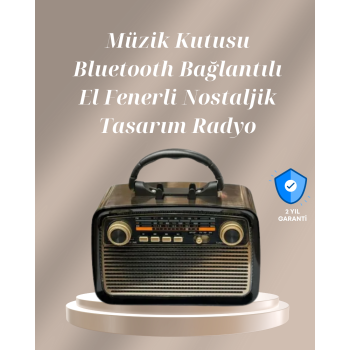 Bluetooth Bağlantılı Taşınabilir Hoparlör – FM/AM Radyo Özellikli, Şarj Edilebilir Batarya, 1 kg -