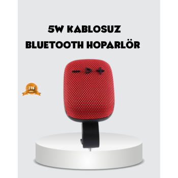 Bluetooth 5.1 Kablosuz Hoparlör – Güçlü Bas, FM Radyo ve Çoklu Giriş Destekli -