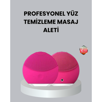 3 Fonksiyonlu Yüz Temizleme ve Masaj Cihazı – Su Geçirmez, Şarjlı, Ölü Deri Temizleyici ve Cilt Yenileyici -