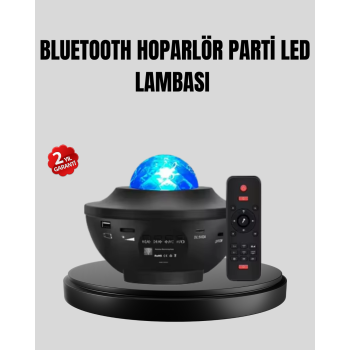 Yıldızlı Projektör Galaxy Efektli Ayarlanabilir Renkli Atmosfer Lambası -