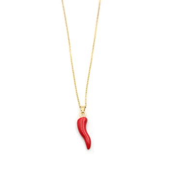 Biber Kolye - Altın