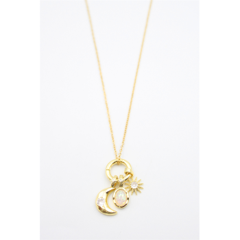 Charm Kolye - Altın