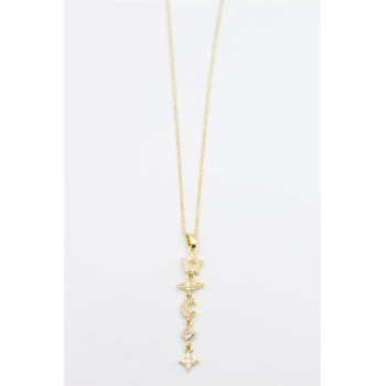 Gezegen Yıldız Kolye - Altın