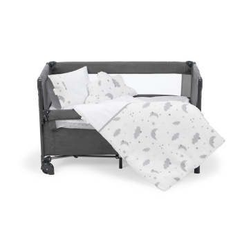 Sema Baby 6 Parça Lüks Park Yatak Bebek Uyku Seti - Moon