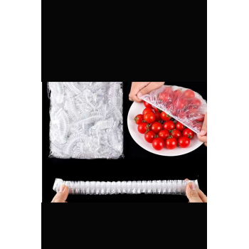 200 Adet Tazelik Koruyucu Tabak Tencere Gıda Bonesi  Çok Amaçlı Pratik Kapak Tencere Bonesi