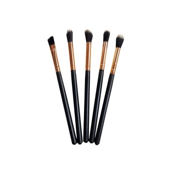 Profesyonel 5li Makyaj Fırça Seti Siyah