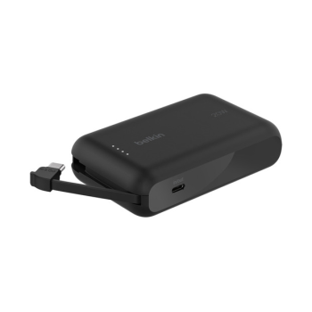 Belkin Boostcharge 10000Mah 20W Power Bank Entegre USB-C Kablolu - Siyah
