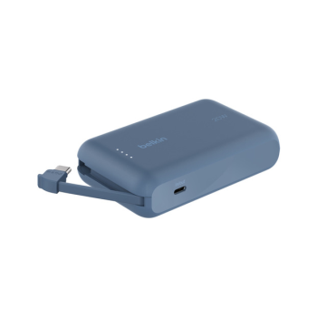 Belkin Boostcharge 10000Mah 20W Power Bank Entegre USB-C Kablolu - Mavi